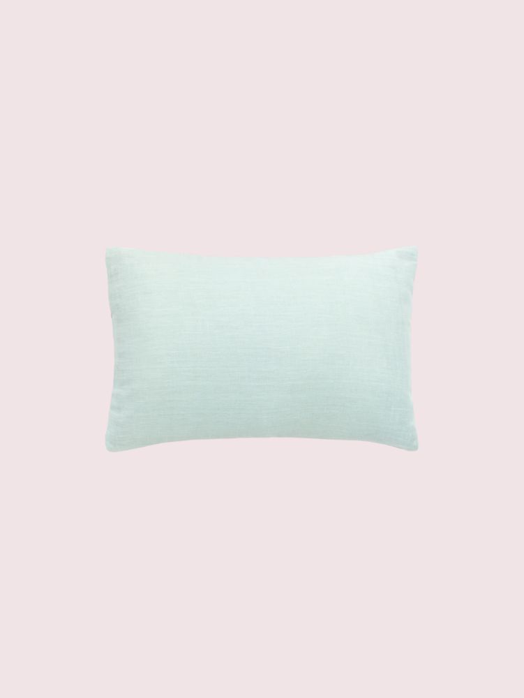 Floral Dots Reversible Velvet & Linen Decorative Pillow, , Product