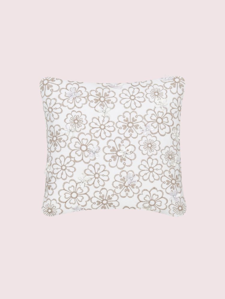 Kate Spade,Heart Garden Decorative Pillow,
