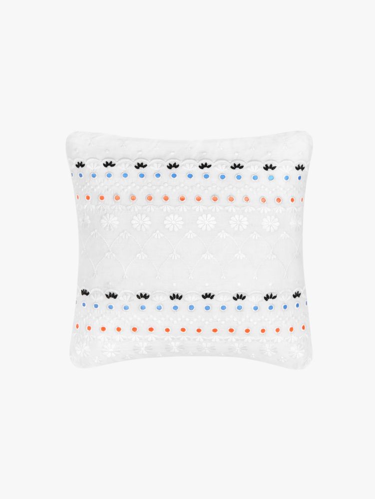 Kate Spade,eyelet sequin decorative pillow,bedding,Blue Cloud