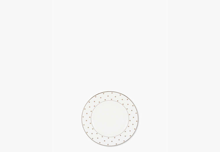 Kate Spade,larabee road platinum accent plate,kitchen & dining,Silver image number 0