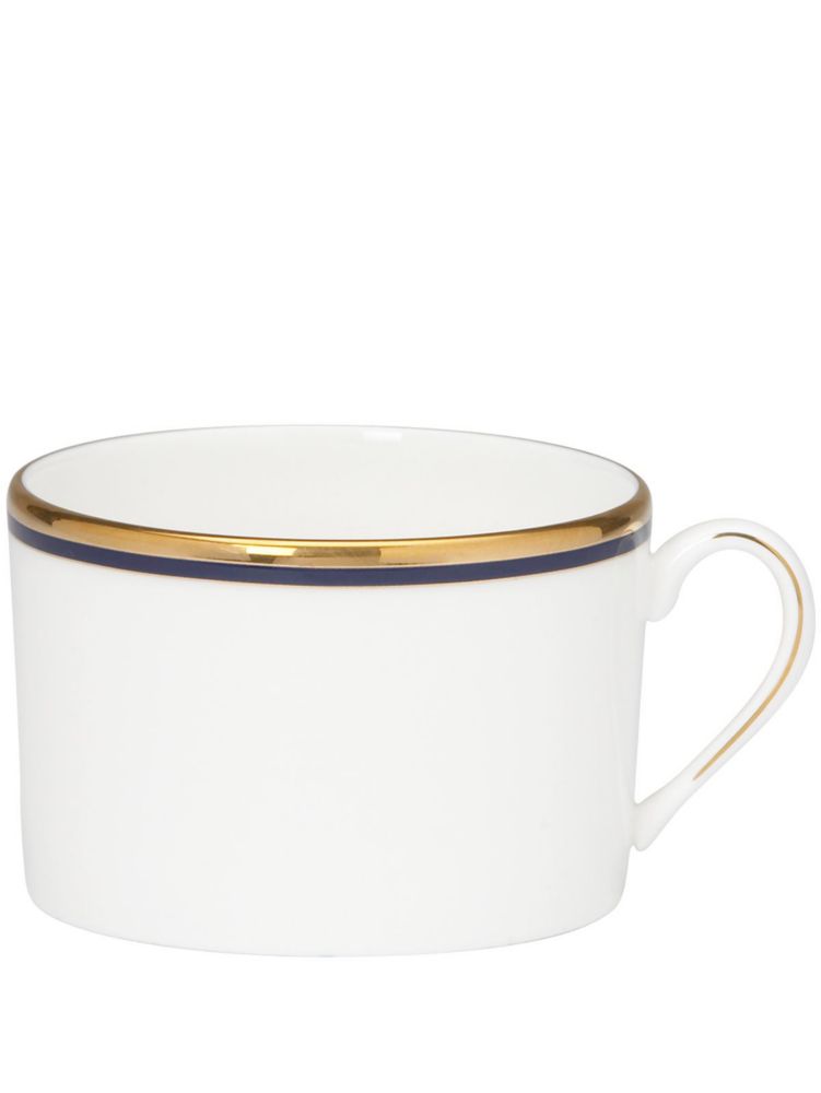 Kate Spade,Library Lane Navy Cup,White