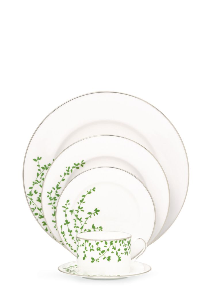 Gardner Street Green 5 Piece Place Setting, , Product