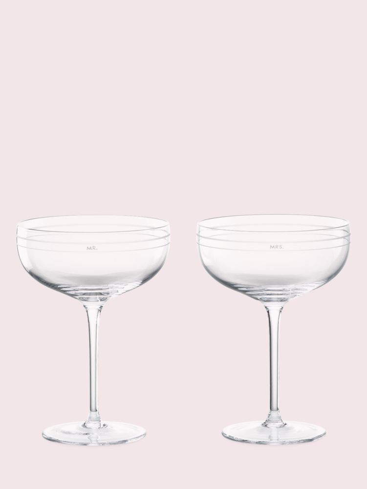 Kate spade hot sale flute glasses