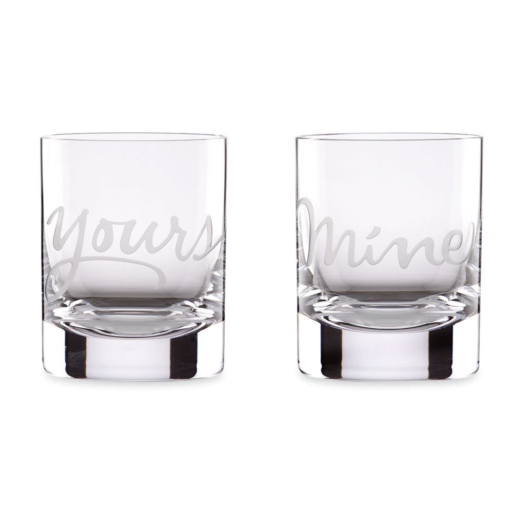 Kate Spade New York Cheers to US Sweet Dry Wine Glasses Set of 2