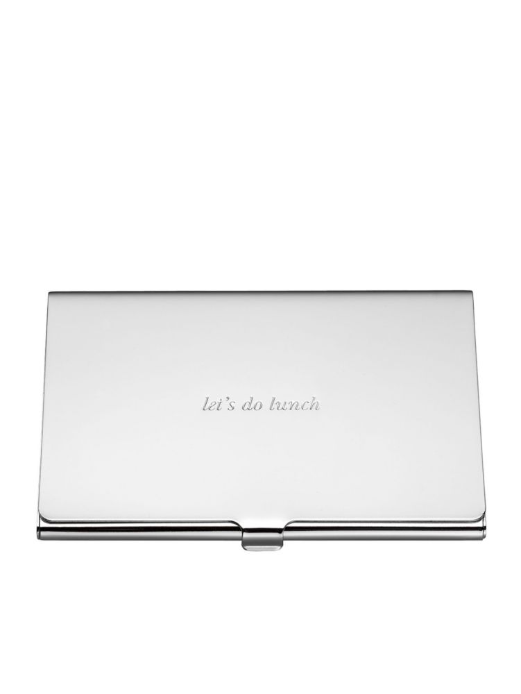 Silver Street Let's Do Lunch Card Holder, , Product