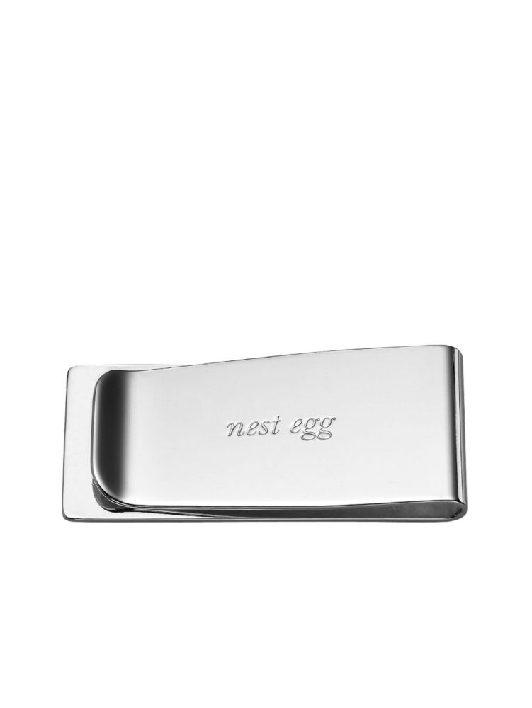 Kate Spade,Silver Street Nest Egg Money Clip,