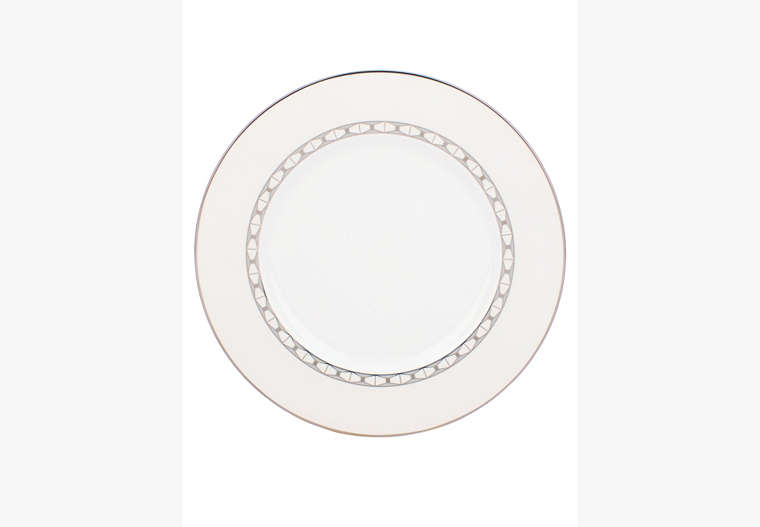 Kate Spade,signature spade accent plate,kitchen & dining,Parchment image number 0