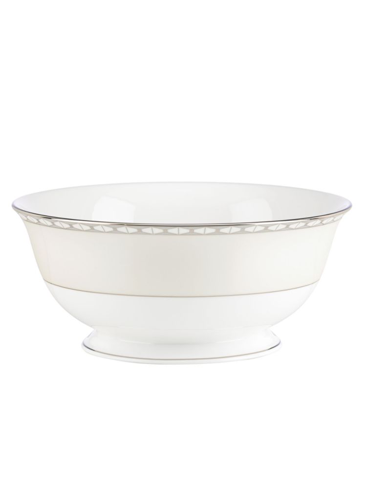 Kate Spade,signature spade serving bowl,kitchen & dining,Parchment