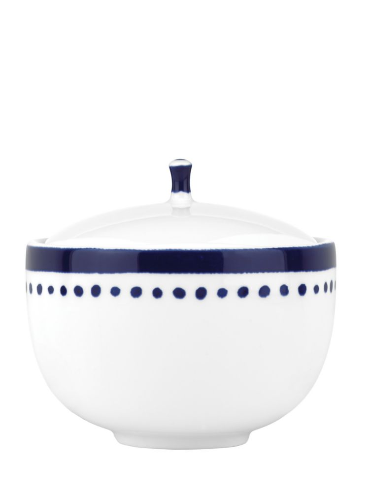 Kate Spade,Charlotte Street Sugar Bowl,Lapisblue