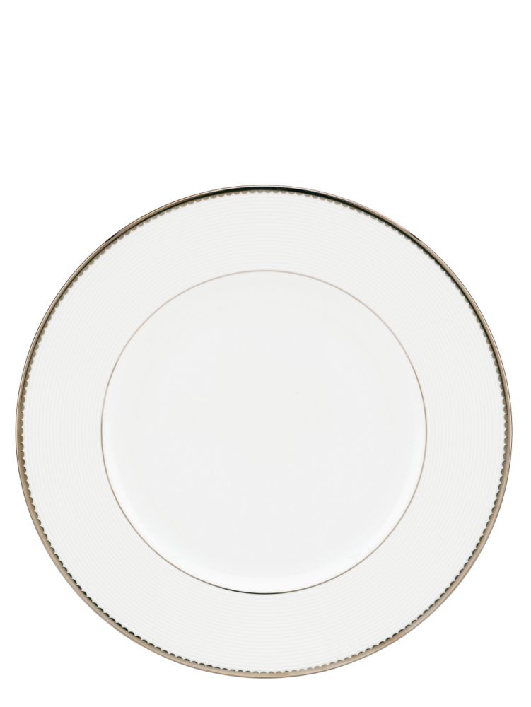 Kate Spade,Sugar Pointe Dinner Plate,White