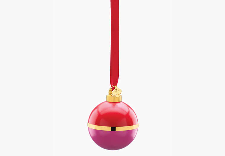 Be Merry, Be Bright Pink & Orange Ornament, Tutu Pink Multi, Product image number 0
