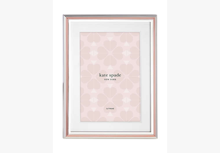 Kate Spade,rosy glow 5x7 frame,home accents & décor,Gold image number 0