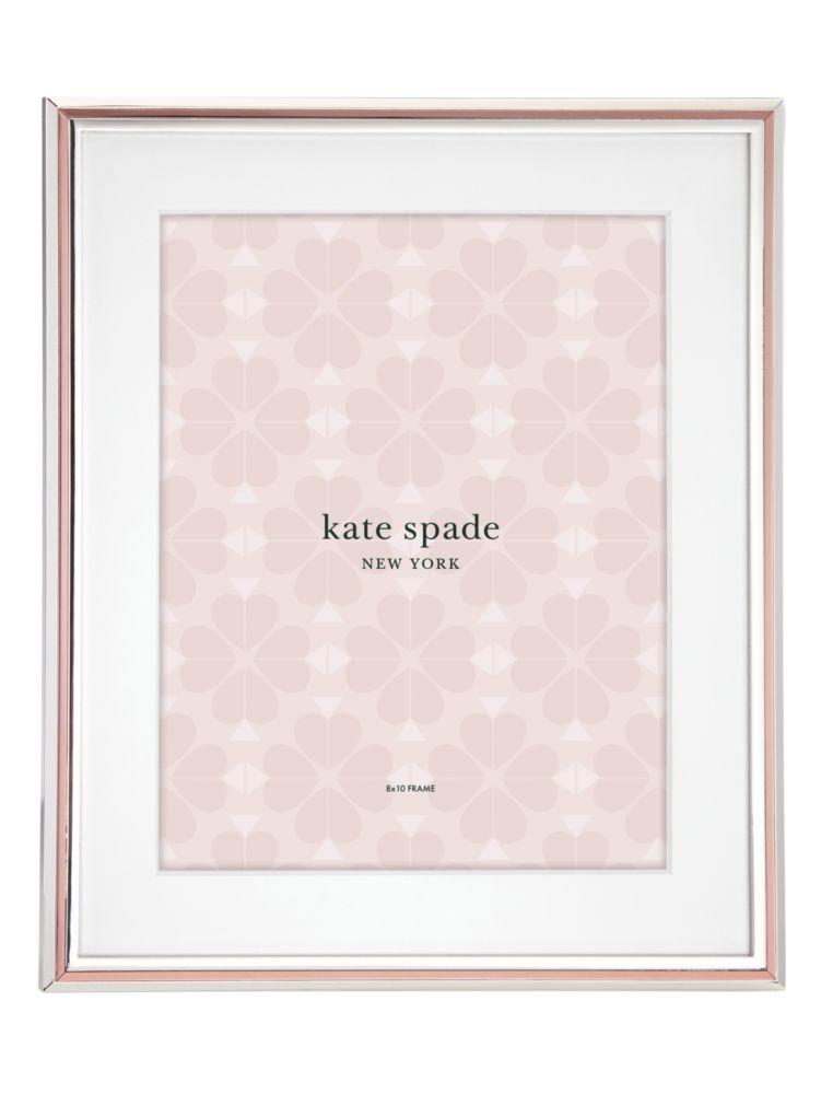 Kate Spade,rosy glow  8x10 frame,home accents & décor,Gold