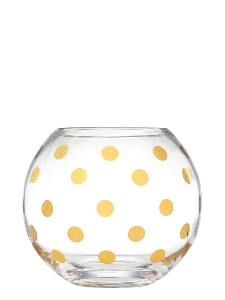 Kate Spade,pearl place rosebowl,home accents & décor,Gold