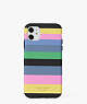 Kate Spade,enchanted stripe iPhone 11 case,Multi