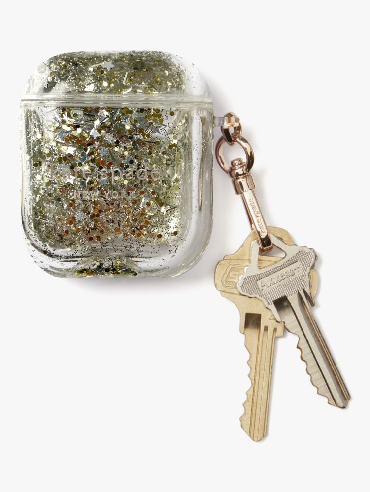 Kate Spade,Glitter Airpods Case,