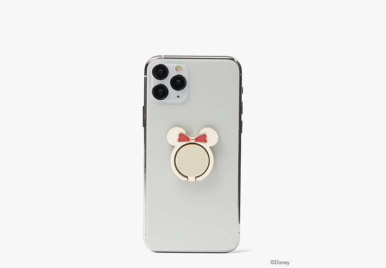 Kate Spade,disney x kate spade new york minnie mouse ring stand,phone cases,Pale Gold