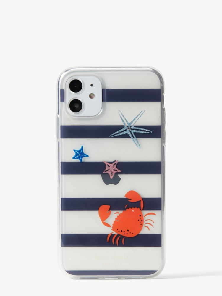 Kate Spade,Jeweled Sandcastle iPhone 11 Case,