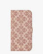 Kate Spade,spade flower coated canvas iPhone 12 pro max magnetic wrap folio case,phone cases,Pink Multi