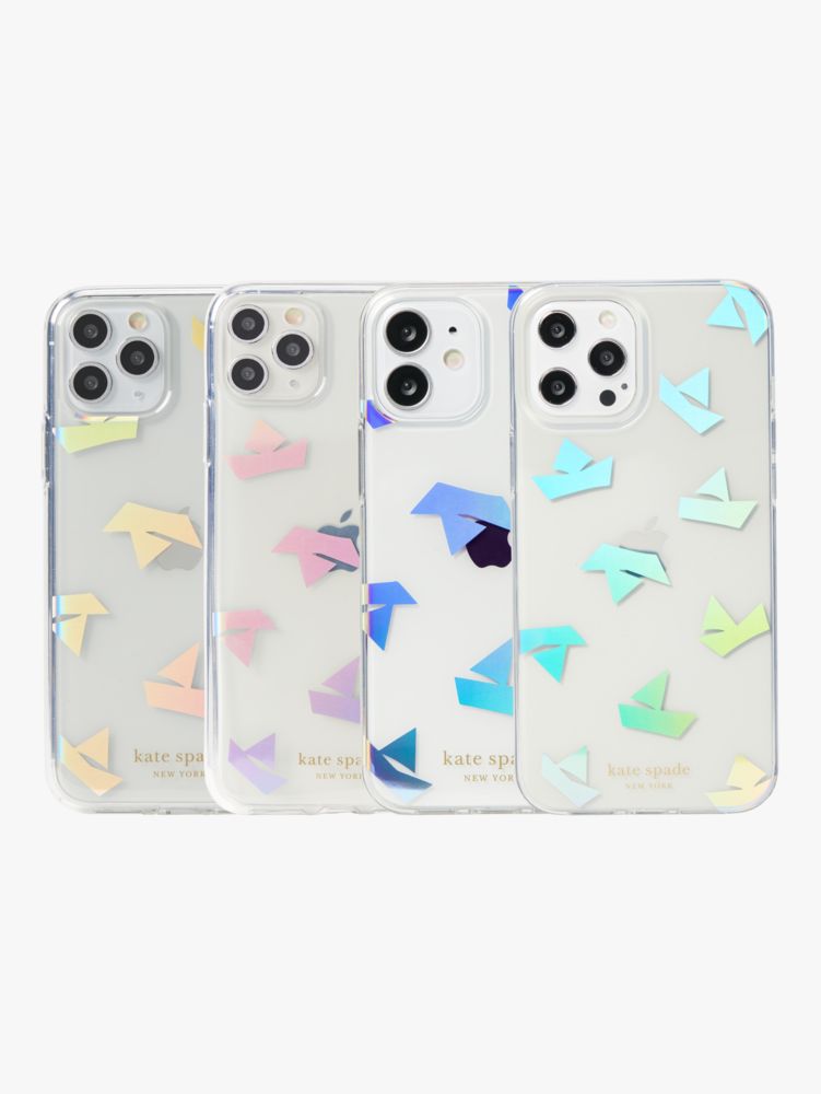 Kate Spade,Paper Boats iPhone 11 Pro Case,Clear