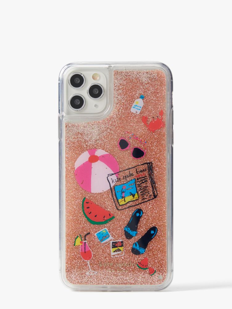 Pool Party Liquid Glitter iPhone 11 Pro Max Case