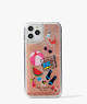 Kate Spade,pool party liquid glitter iphone 11 pro case,Multi