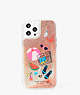 Kate Spade,pool party liquid glitter iPhone 12 pro max case,phone cases,Multi