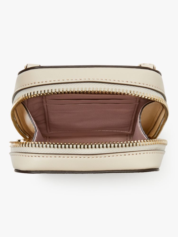 Spade Flower North South Phone Crossbody, Parchment Multi, Product