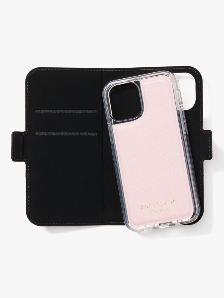 Spencer I Phone 12 Mini Magnetic Wrap Folio Case Kate Spade New York