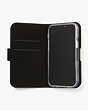 アイフォン ケース スペンサー マグネティック フォリオ - 12 mini, ウォームベージュ/ブラック, Product