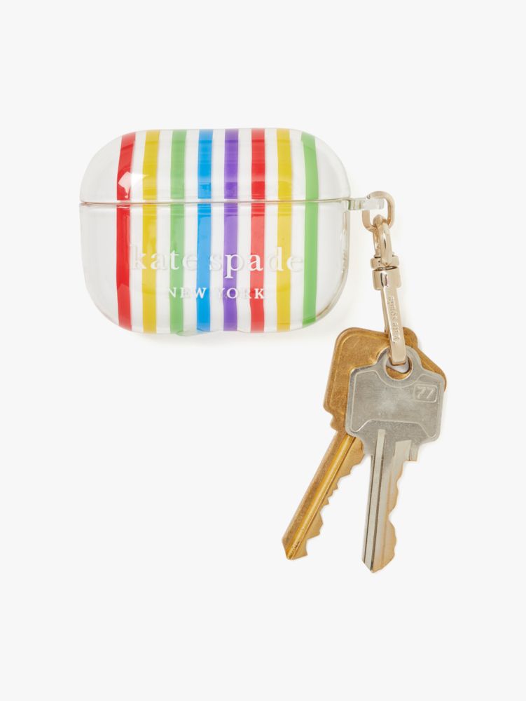Kate Spade★人気PRIDEシリーズのRainbow Air Pods Pro Case♪ Kate Spade☆人気PRIDEシリーズのRainbow Air Pods Pro Case♪