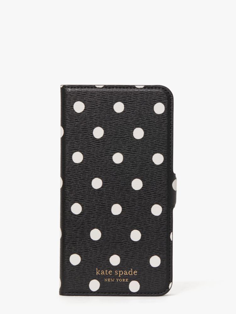 Kate Spade,sunshine dot iphone 12/12 pro magnetic wrap folio case,