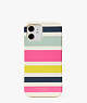 Kate Spade,stripe iPhone 12/12 pro case,phone cases,Multi