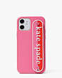Kate Spade,logo strap iPhone 12/12 pro case,phone cases,Multi
