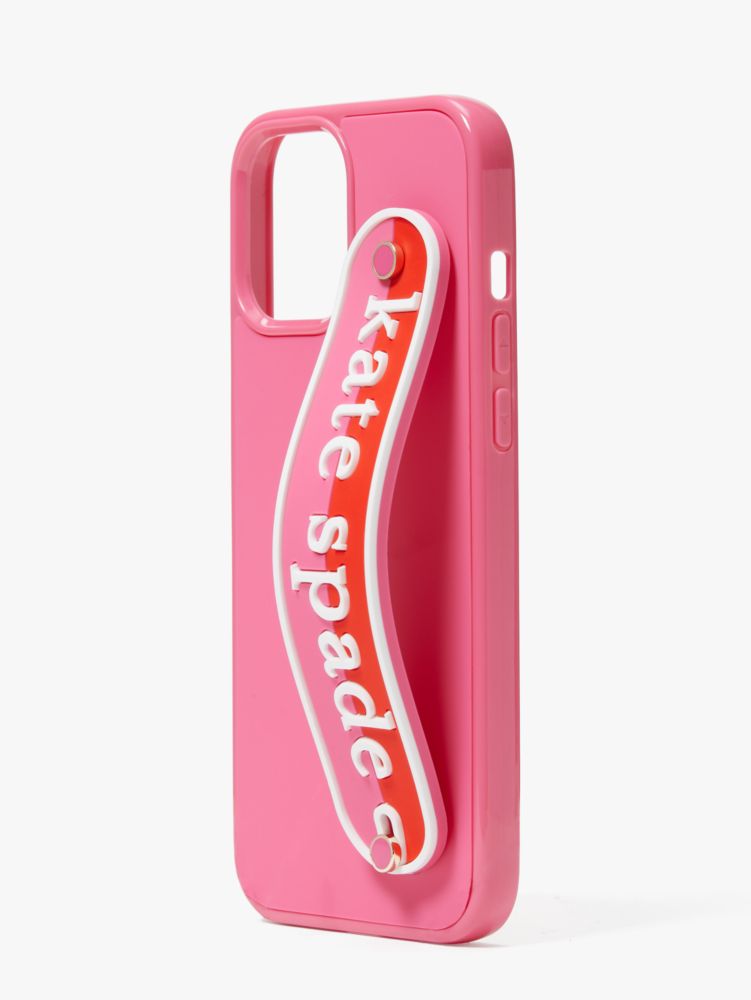 Kate Spade,Logo Strap iPhone 12 Pro Max Case,