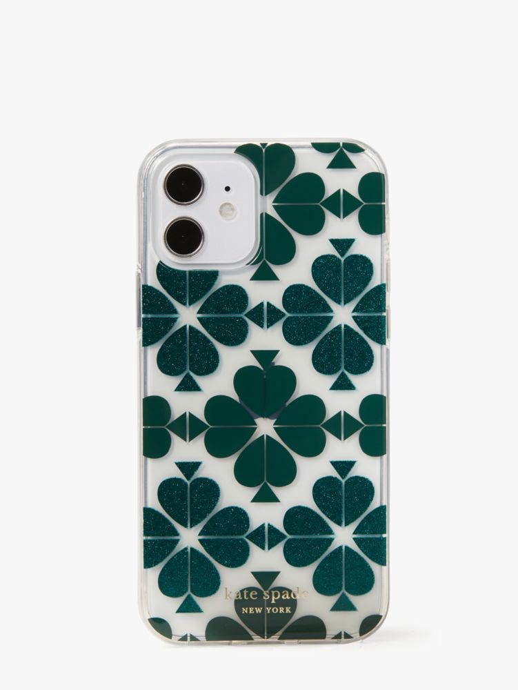 Kate Spade,Tonal Spade Flower iPhone 12/12 Pro Case,