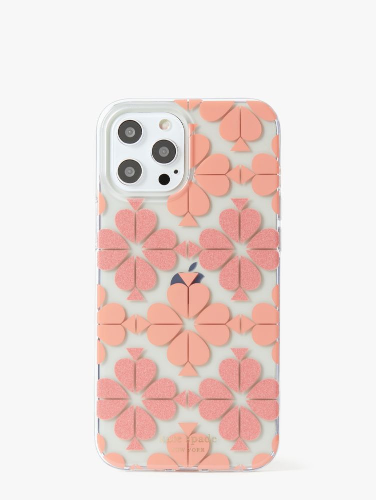 Kate Spade,Tonal Spade Flower iPhone 12 Pro Max Case,