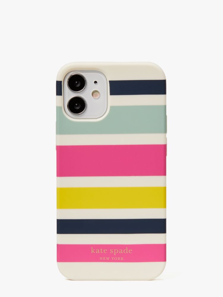 Stripe I Phone 12 Mini Case Kate Spade New York