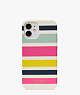 Kate Spade,Stripe iPhone 12 Mini Case,phone cases,Multi