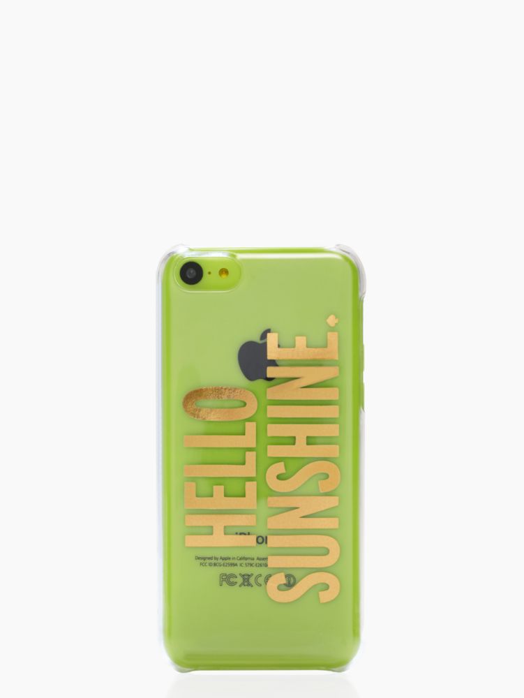 Hello Sunshine Iphone 5c Case, Purple Shade, Product