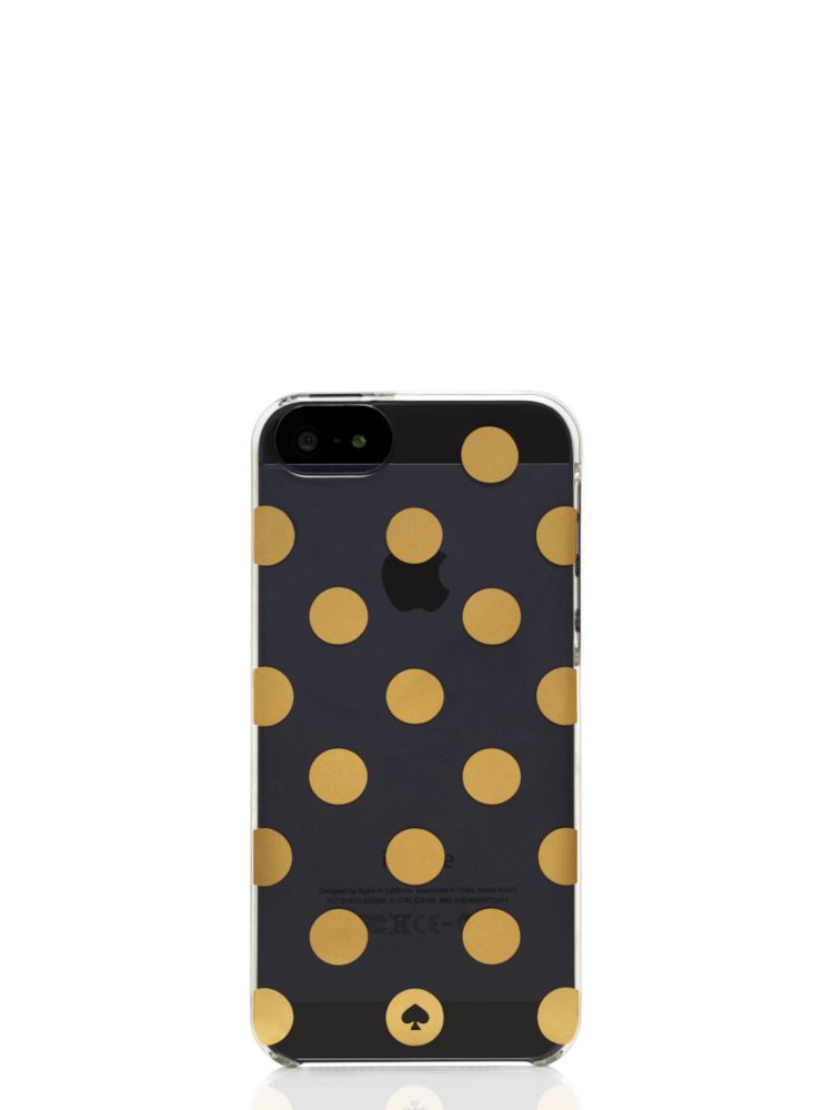 Le Pavillion Clear Iphone 5 Case, CLEAR/GOLD, Product