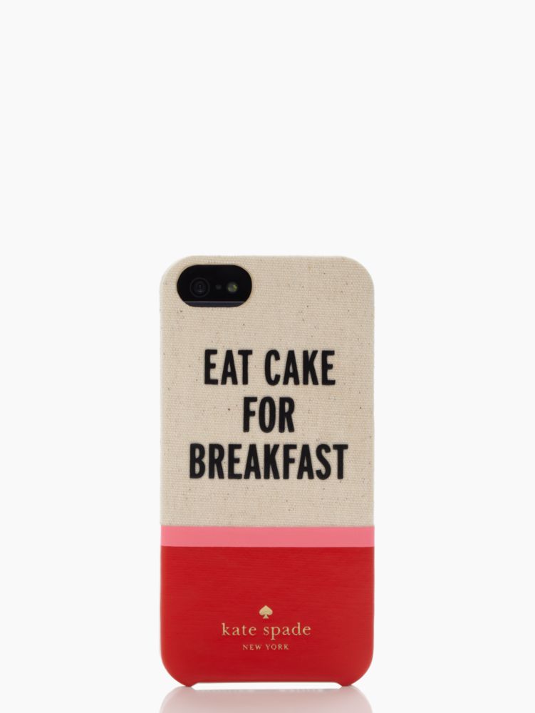 Eat Cake For Breakfast Iphone 5 Case Kate Spade New York