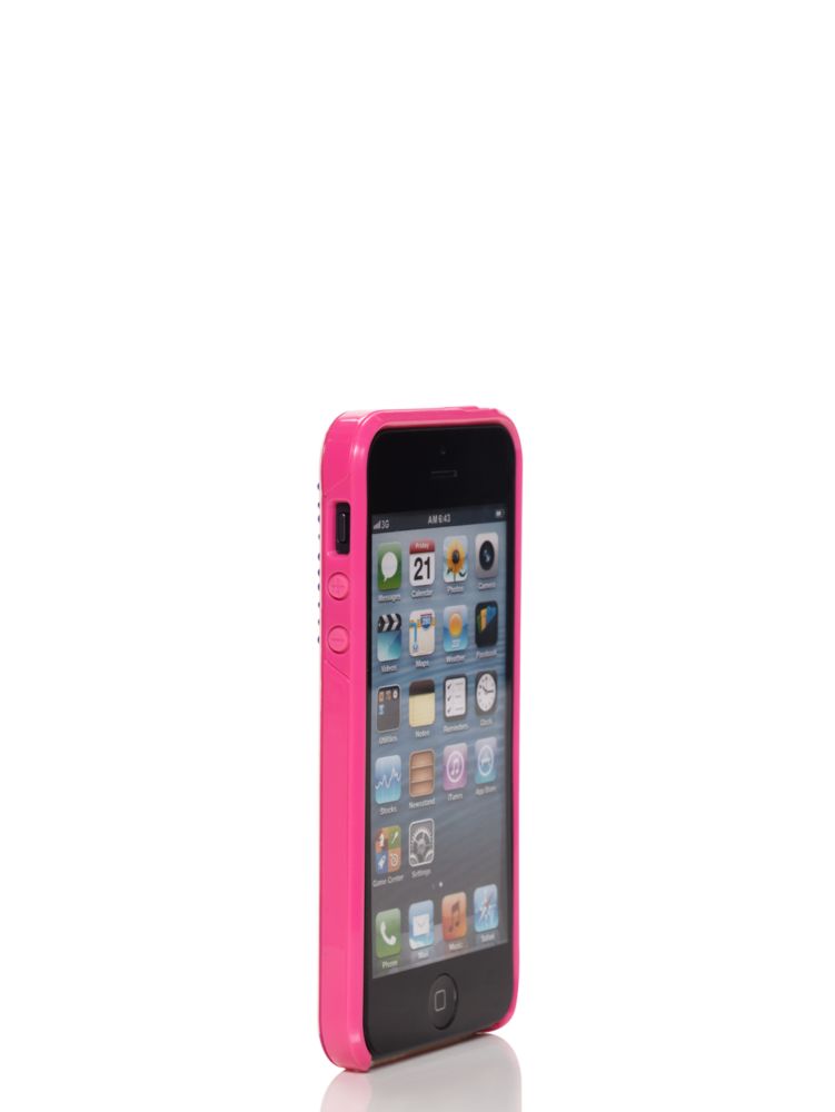 Kate Spade,Oversized Bow Gem Resin iPhone 5 Case,
