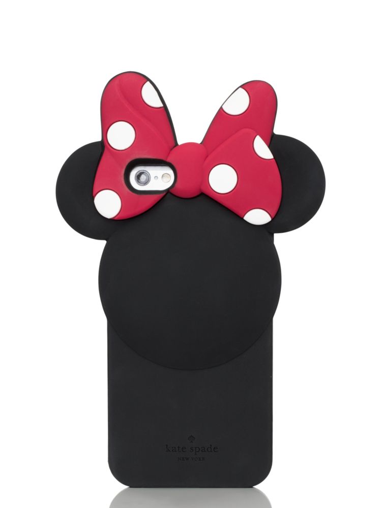 Kate Spade,kate spade new york for minnie mouse iphone 6 case,Black Print