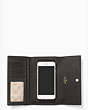 Kate Spade,leather iphone 7 & 8 wallet,Black