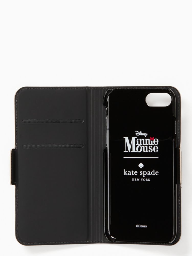 Kate Spade,kate spade new york for minnie mouse iPhone 7 & 8 folio case,