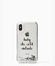 Kate Spade,baby it's cold outside - X,Clear Multi