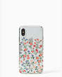 Kate Spade,mini bloom iPhone X case,Clear Multi