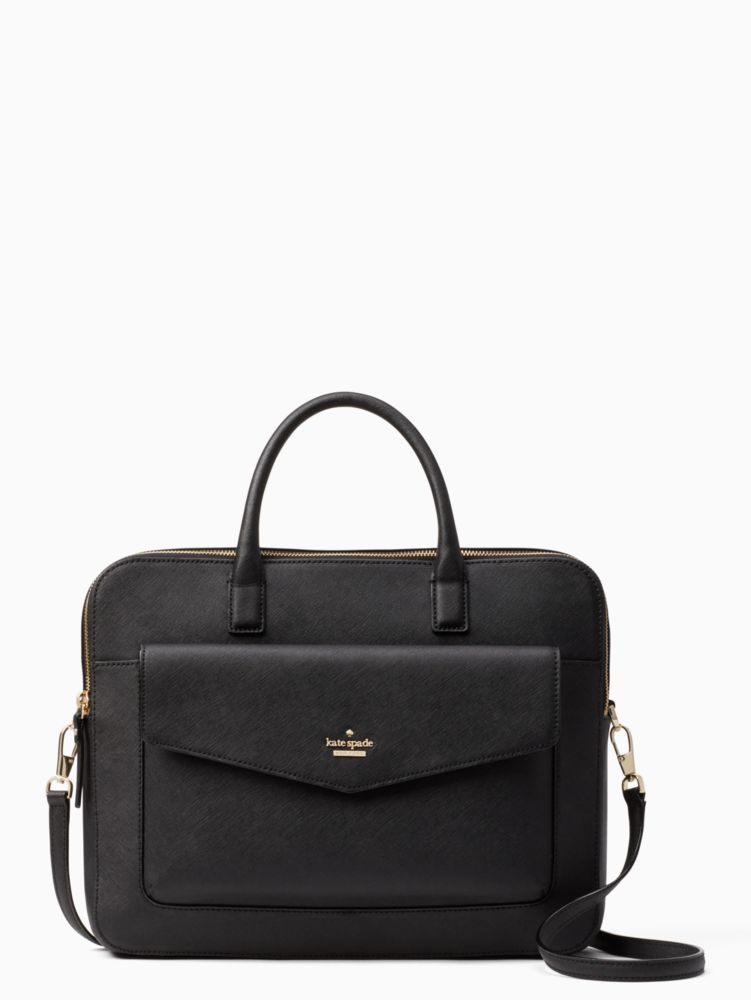 Double zip shop laptop bag