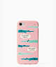 Kate Spade,jeweled alligator iPhone 7 case,Pink Multi